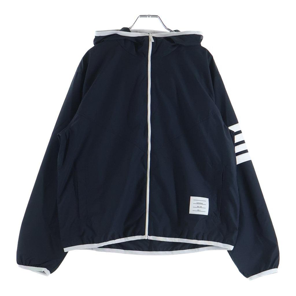 THOM BROWNE(トムブラウン) 4Bar Zip Up Jacket 4バー メッシュ ジップアップジャケット ネイビー MJT366A-F0197 レディース