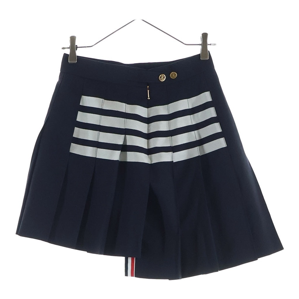 THOM BROWNE(トムブラウン) 4 Bar Pleats Skirt 4バー プリーツ 