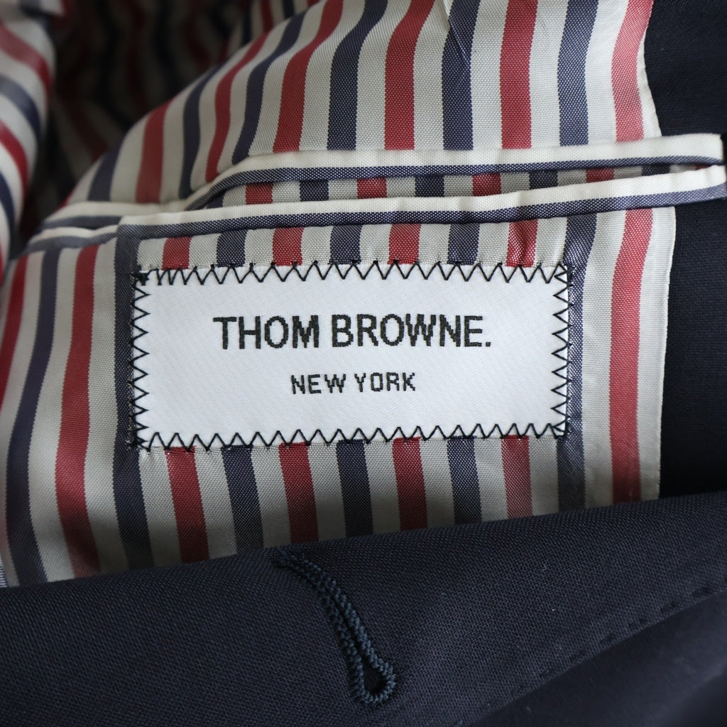 THOM BROWNE(トムブラウン) 4 Bar Blazer 金ボタン 4バー ブレザー ジャケット レディース ネイビー FBC010V06146415