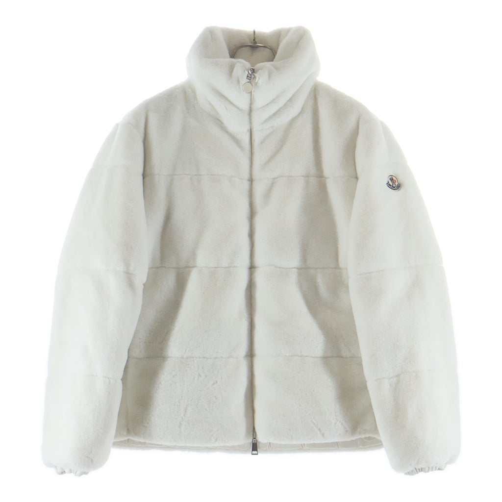 MONCLER(モンクレール) 23AW PLUVIER プルヴィエ リバーシブル ファー ダウンジャケット レディース ホワイト I20931A00143