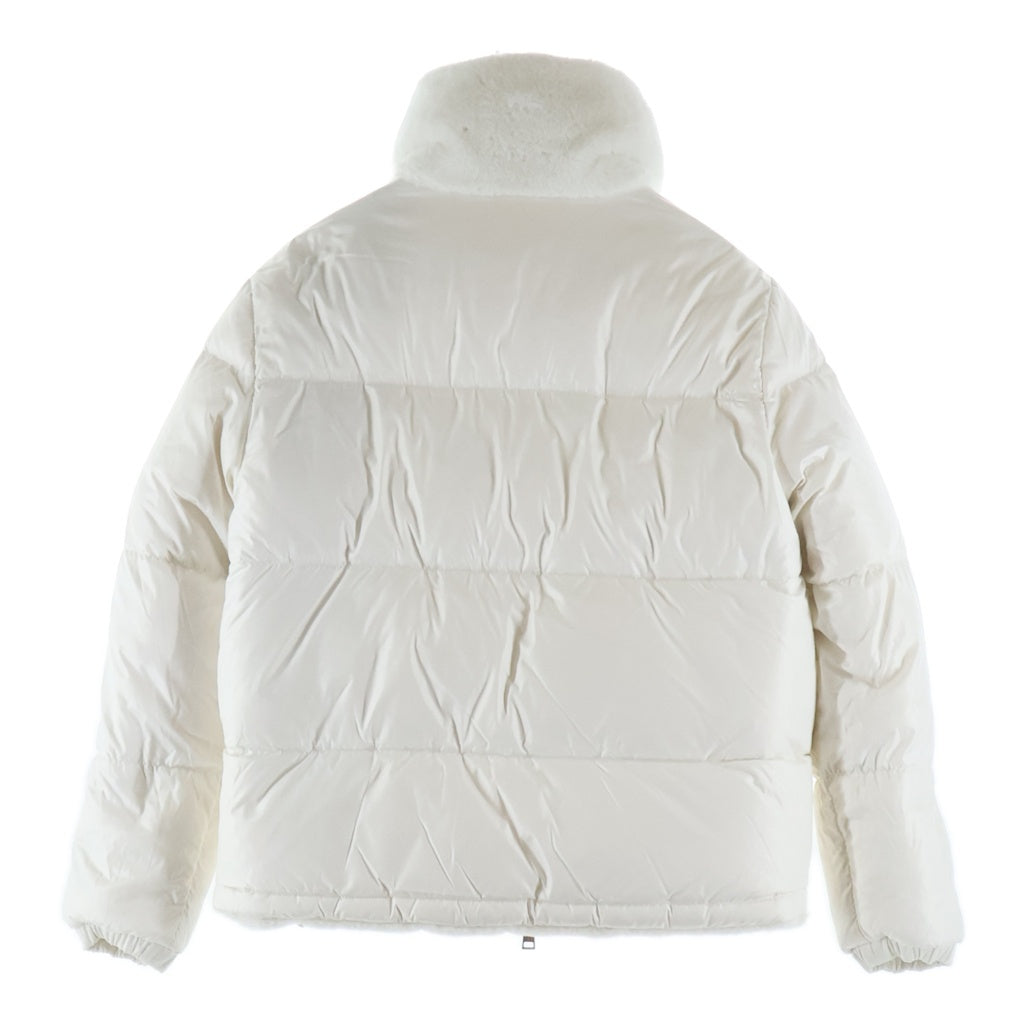 MONCLER(モンクレール) 23AW PLUVIER プルヴィエ リバーシブル ファー ダウンジャケット レディース ホワイト I20931A00143