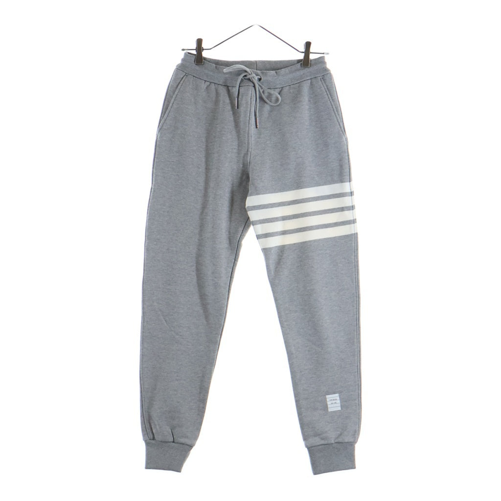 THOM BROWNE(トムブラウン) 4Bar Tricolor Sweat Pant 4バー トリコロール スウェットパンツ レディース グレー FJQ001A-00535055