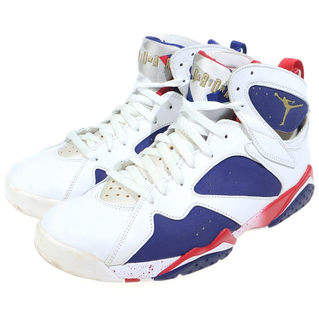 NIKE(ナイキ) 【観賞用 2016年製】 AIR JORDAN 7 RETRO TINKER ALTERNATE 304775-123 エアジョーダン 7 ティンカー ハイカットスニーカー ホワイト US10/28cm