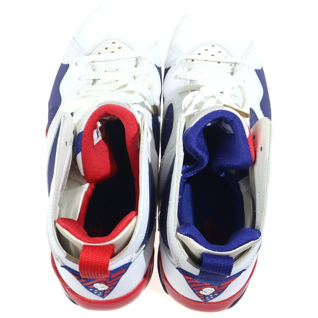 NIKE(ナイキ) 【観賞用 2016年製】 AIR JORDAN 7 RETRO TINKER ALTERNATE 304775-123 エアジョーダン 7 ティンカー ハイカットスニーカー ホワイト US10/28cm