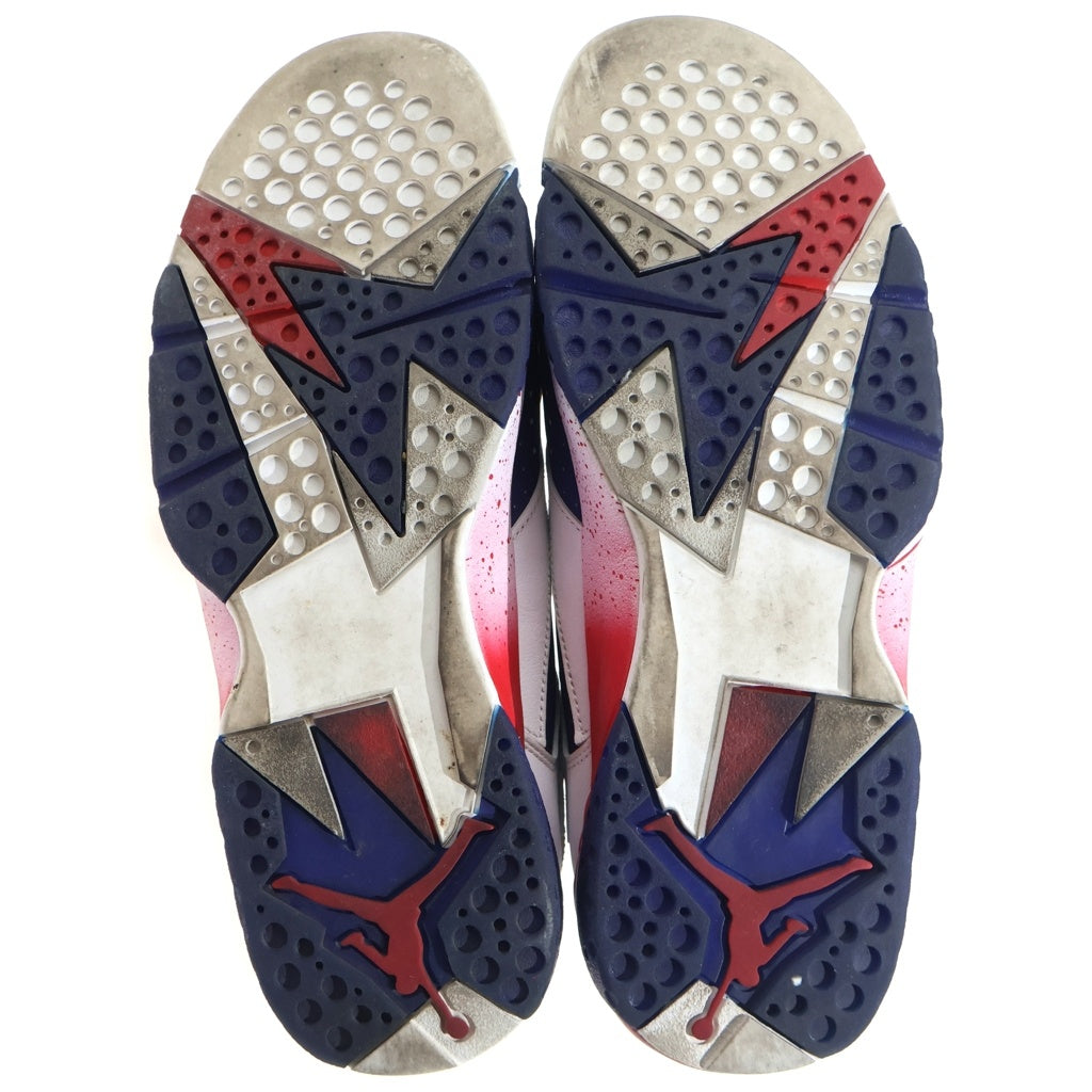 NIKE(ナイキ) 【観賞用 2016年製】 AIR JORDAN 7 RETRO TINKER ALTERNATE 304775-123 エアジョーダン 7 ティンカー ハイカットスニーカー ホワイト US10/28cm