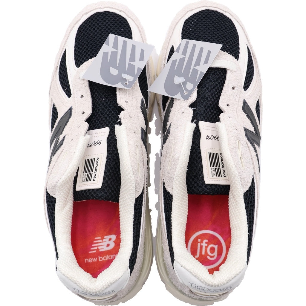 New Balance(ニューバランス) ×Joe Freshgoods 990V4 U990JR4 ジョー・フレッシュグッズ ローカットスニーカー アイボリー/ブラック US9/27cm