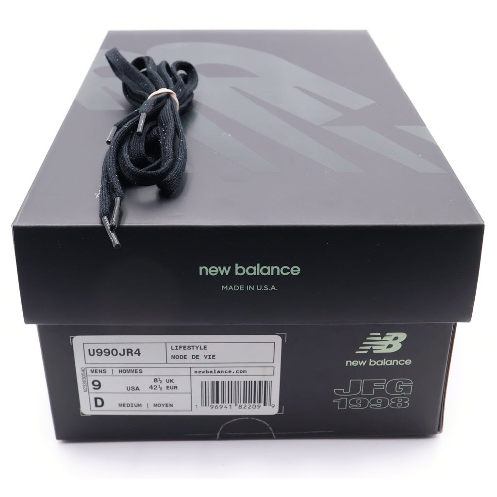 New Balance(ニューバランス) ×Joe Freshgoods 990V4 U990JR4 ジョー・フレッシュグッズ ローカットスニーカー アイボリー/ブラック US9/27cm