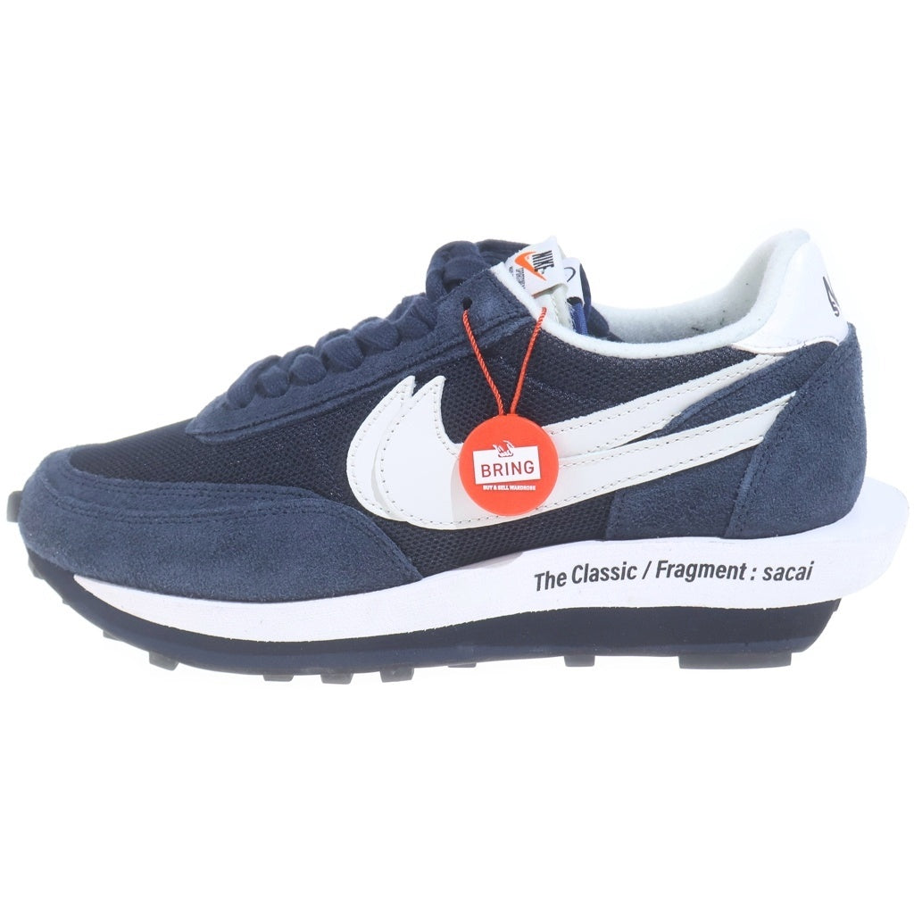 NIKE(ナイキ) ×fragment design × sacai LD Waffle フラグメントデザイン サカイ LDワッフル ローカットスニーカー ネイビー US9.5/27.5cm DH2684-400