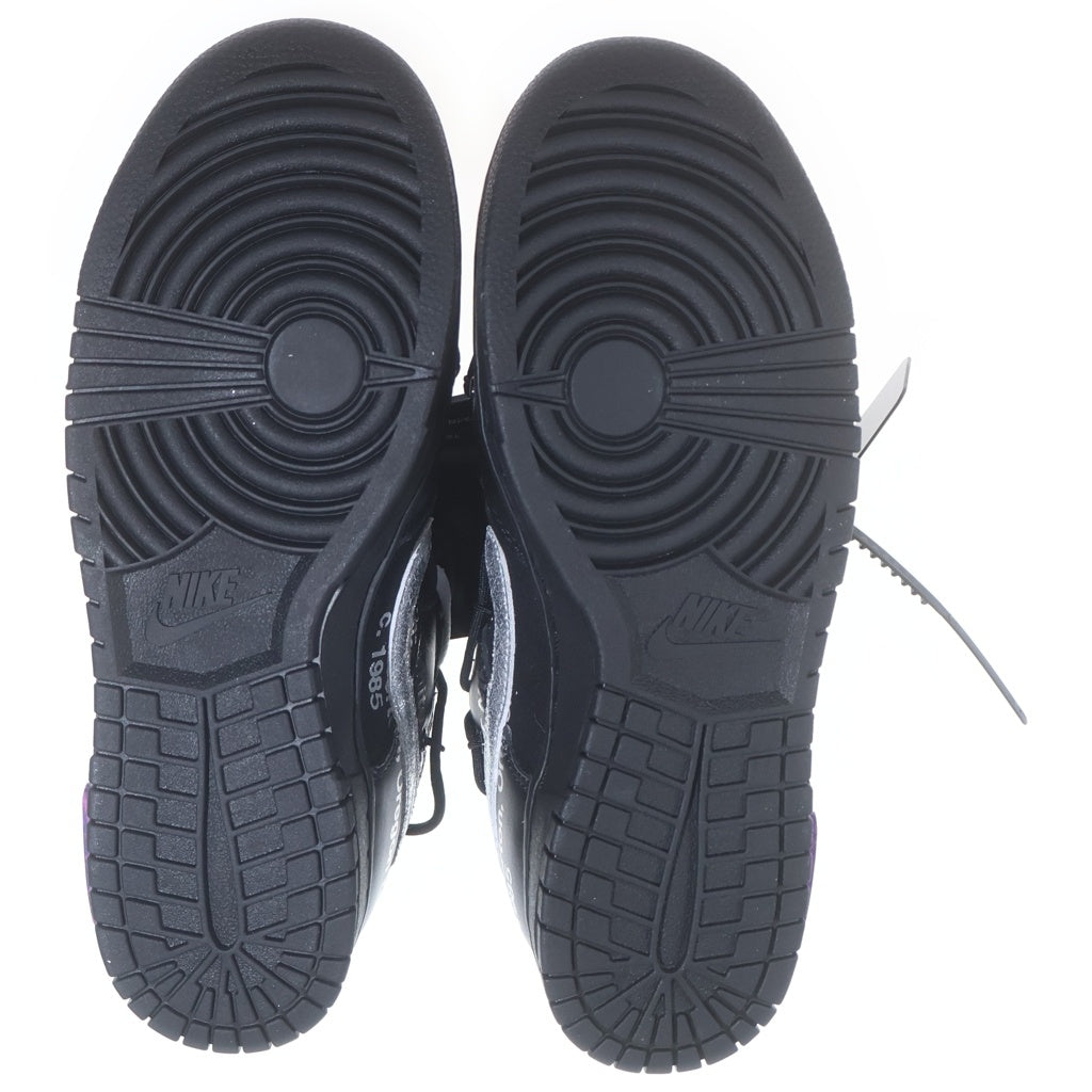 NIKE(ナイキ) ×Off-White Dunk Low 1 of 50 Lot.50 オフホワイト ダンク ローカットスニーカー ブラック US9.5/27.5cm DM1602-001