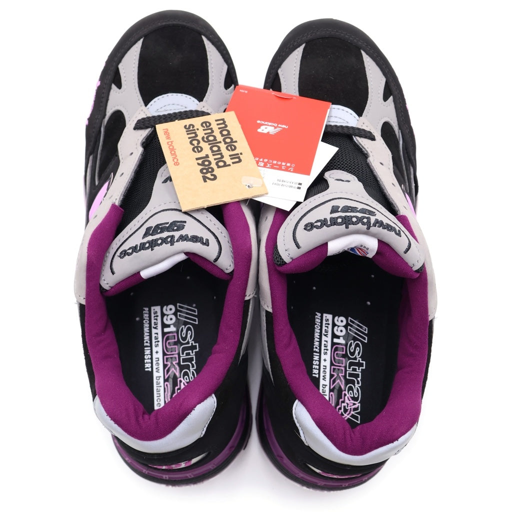 New Balance(ニューバランス) ×Stray Rats 991 ストレイ ラッツ M991SRP ローカットスニーカー ブラック US9/27cm