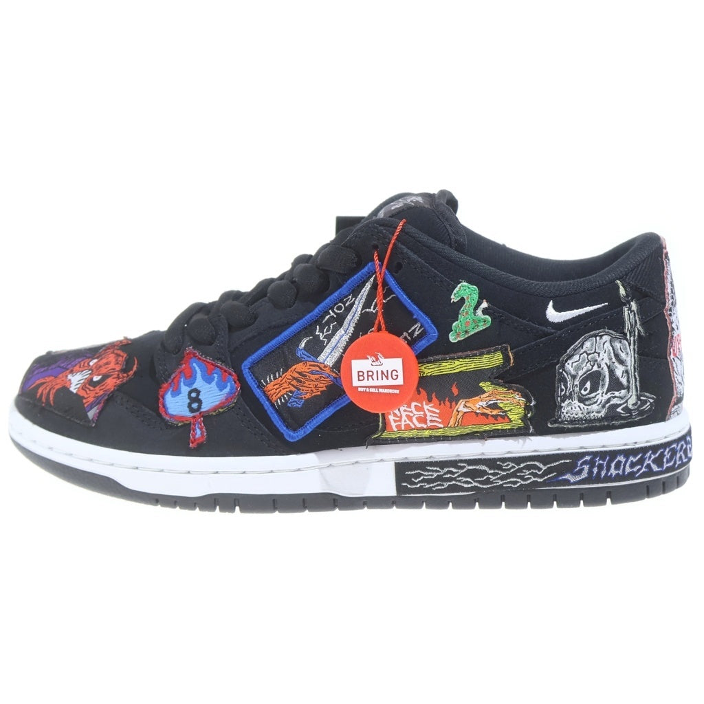 NIKE SB(ナイキエスビー) ×Neck face SB Dunk Low ネック・フェイス ダンク ローカットスニーカー ブラック US9.5/27.5cm DQ4488-001