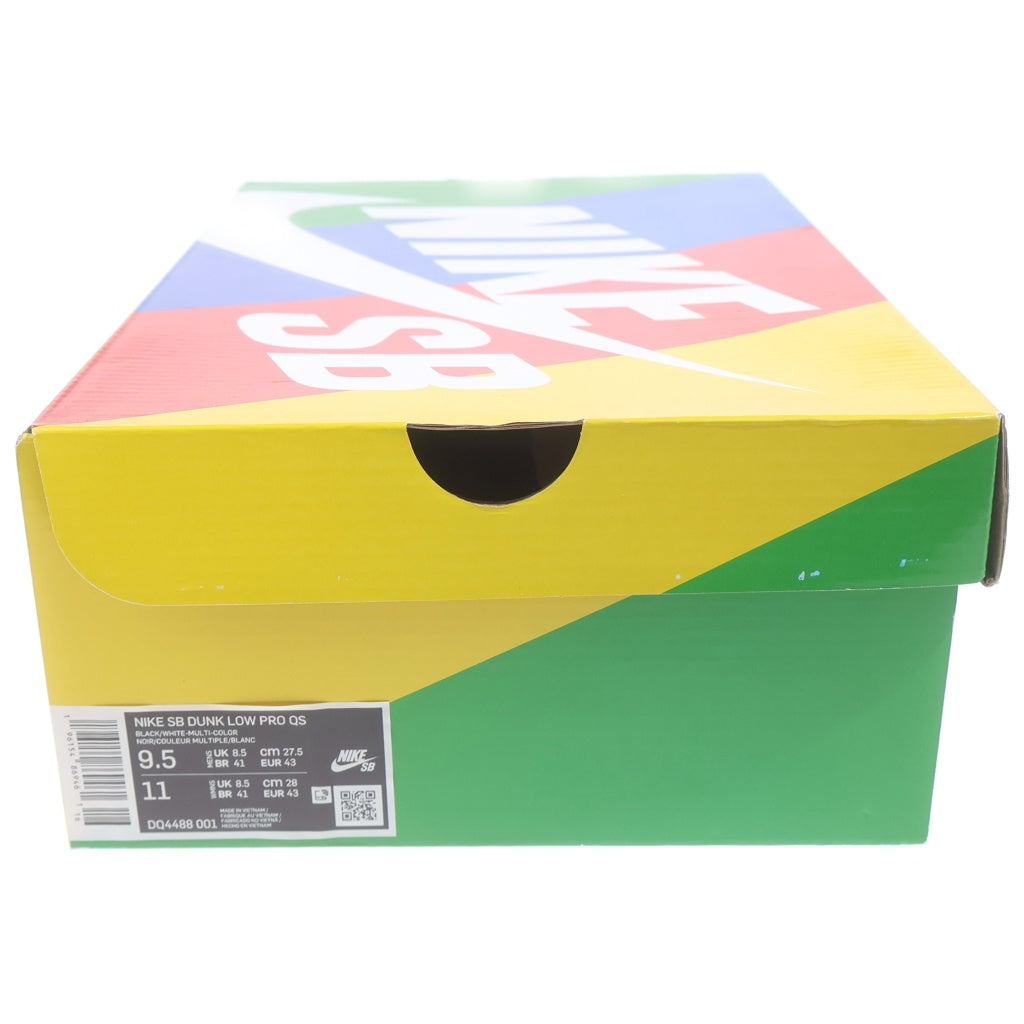 NIKE SB(ナイキエスビー) ×Neck face SB Dunk Low ネック・フェイス ダンク ローカットスニーカー ブラック US9.5/27.5cm DQ4488-001