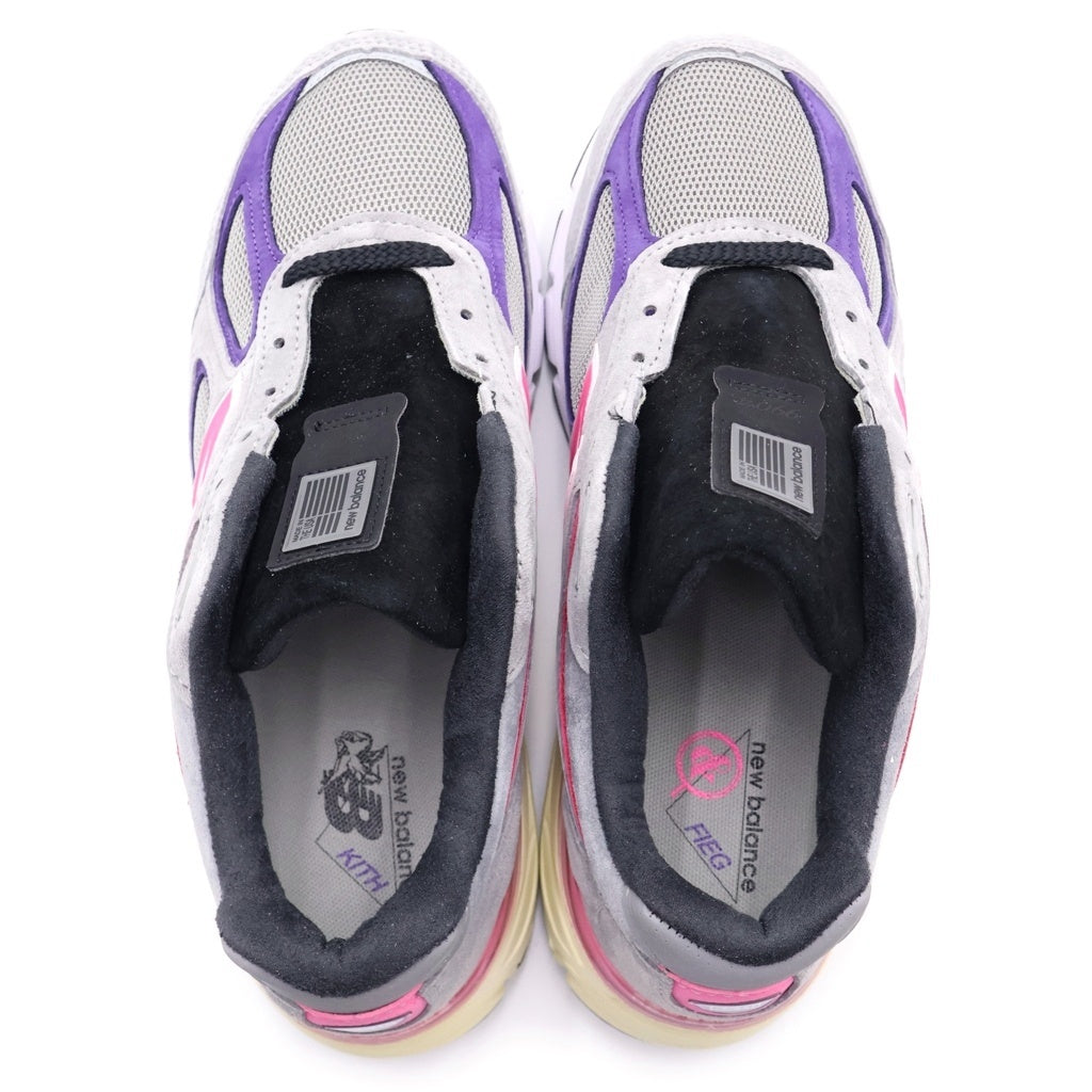 New Balance(ニューバランス) ×KITH × UNITED ARROWS & SONS 990V4 キス ユナイテッドアローズ&サンズ 990V4 M990KT4 ローカットスニーカー グレー US9/27cm