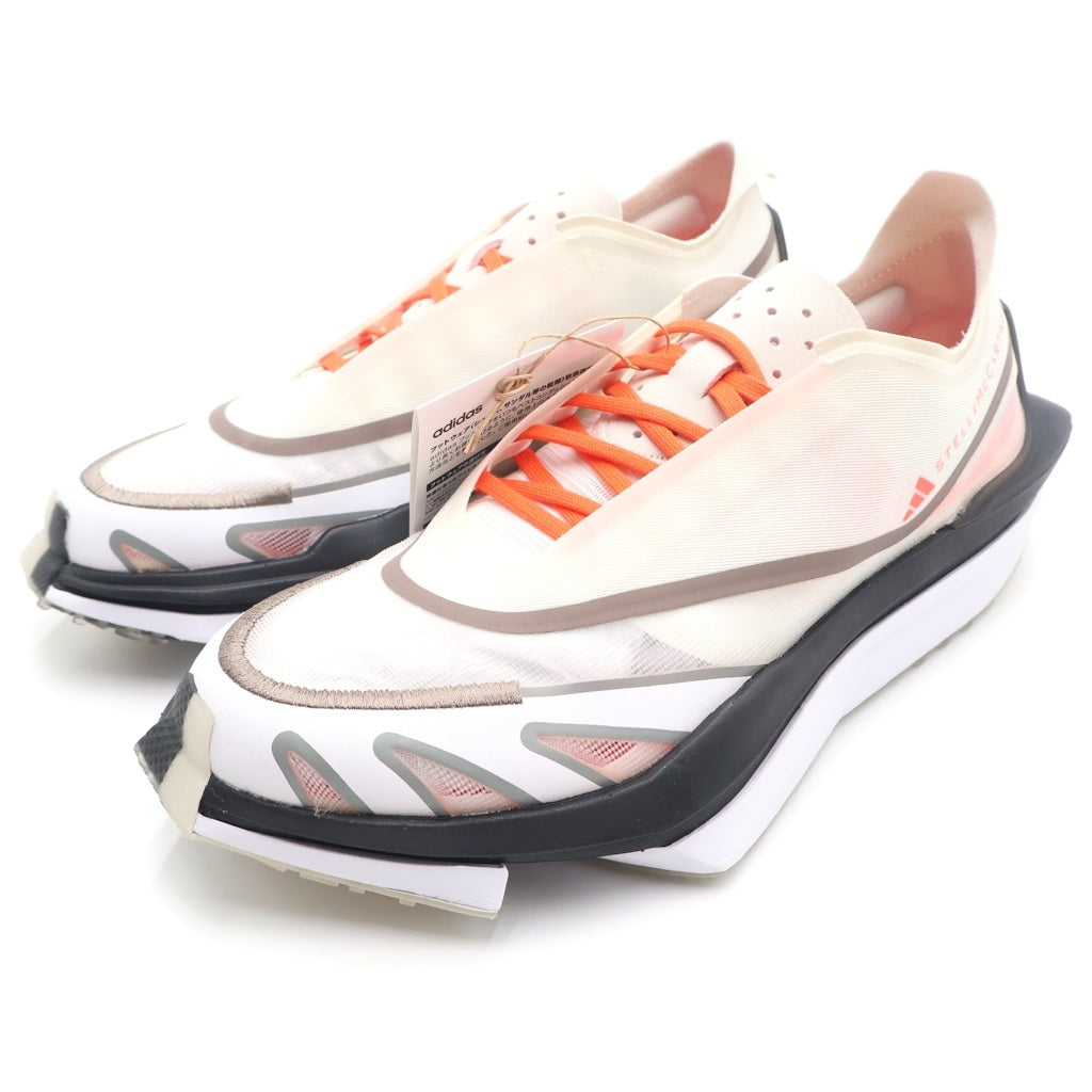 adidas(アディダス) ×STELLA MCCARTNEY Earthlight 2.0 IF8058 ステラマッカートニー アースライト ローカットスニーカー ホワイト/オレンジ US6.5/23.5cm レディース