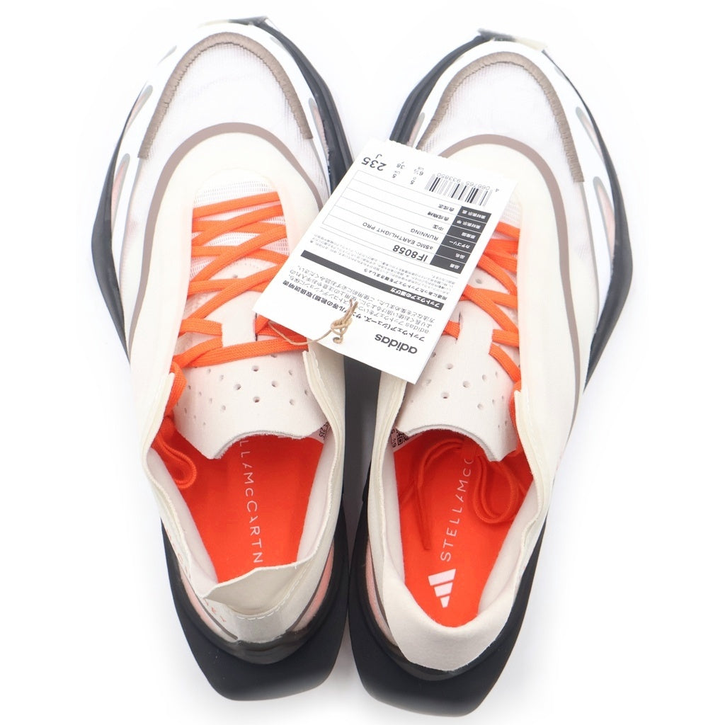 adidas(アディダス) ×STELLA MCCARTNEY Earthlight 2.0 IF8058 ステラマッカートニー アースライト ローカットスニーカー ホワイト/オレンジ US6.5/23.5cm レディース