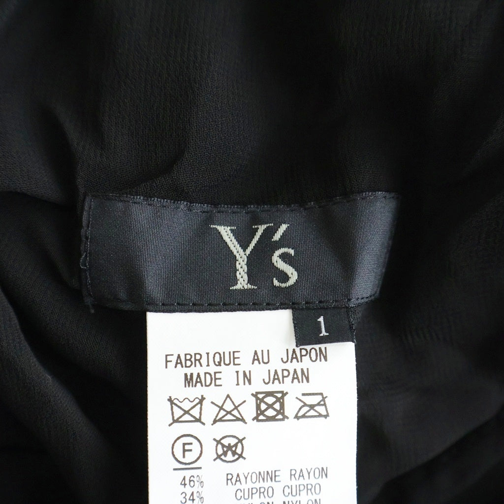 Y's(ワイズ) 23SS レース スカート ブラック YZ-S16-208 レディース