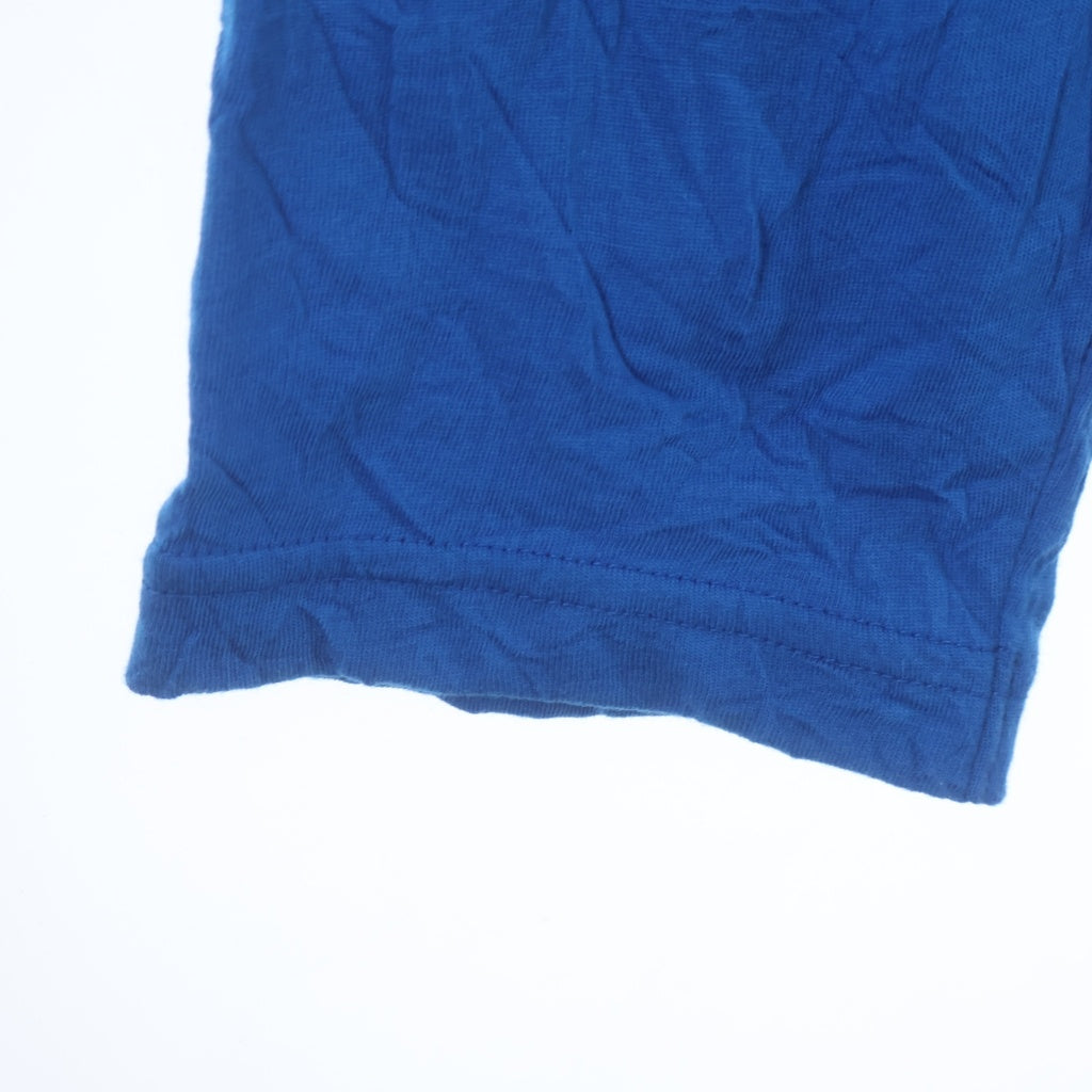 Ground Y(グラウンドワイ) CATCH WASHER RIGHT BUTTON-OPENING BIG TURTLENECK タートルネックニットセーター ブルー GP-T04-042 レディース