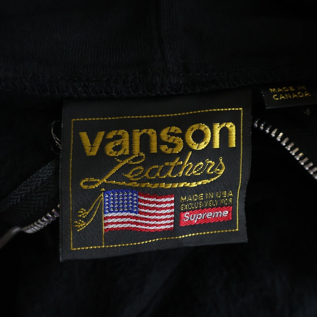 SUPREME(シュプリーム) 21SS ×Vanson Spider Web Zip Up Hooded