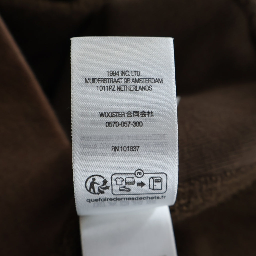 SUPREME(シュプリーム) 25SS Washed Box Logo Crewneck ウォッシュド加工 ボックスロゴ クルーネックスウェットトレーナー ブラウン