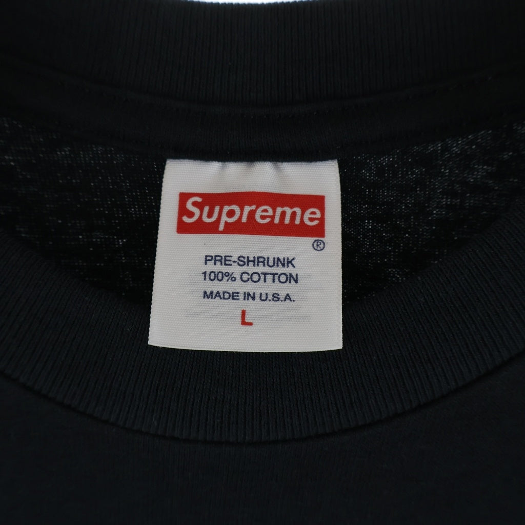 SUPREME(シュプリーム) 22AW Trash Tee トラッシュ プリント クルーネック 半袖Tシャツ カットソー ブラック