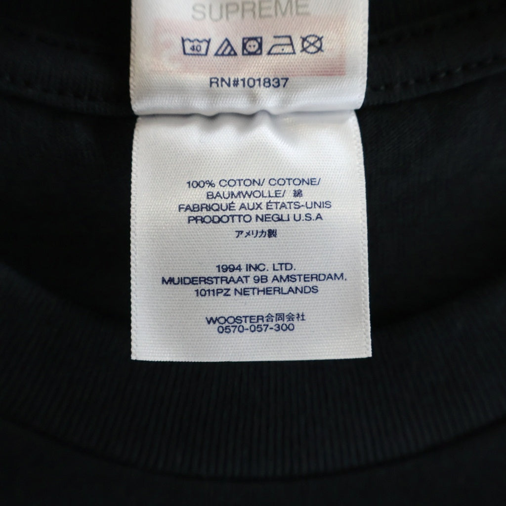 SUPREME(シュプリーム) 22AW Trash Tee トラッシュ プリント クルーネック 半袖Tシャツ カットソー ブラック
