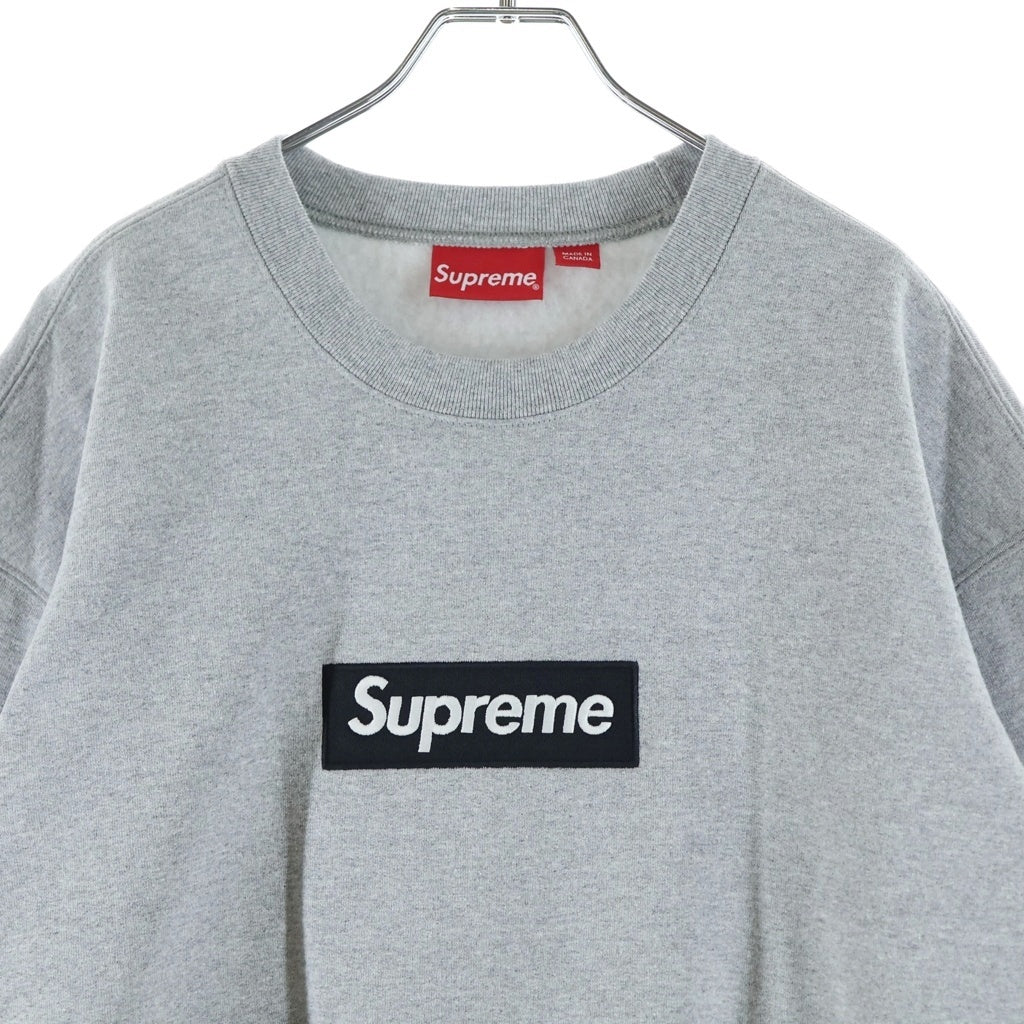 SUPREME(シュプリーム) 22AW Box Logo Crewneck ボックスロゴ クルーネック スウェット トレーナー グレー