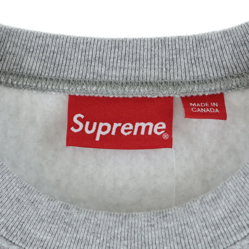 SUPREME(シュプリーム) 22AW Box Logo Crewneck ボックスロゴ クルーネック スウェット トレーナー グレー
