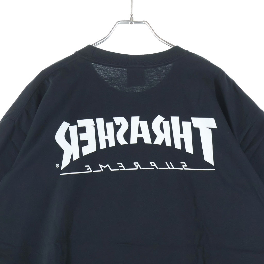 SUPREME(シュプリーム) 24AW ×Thrasher Harold Tee スラッシャー ハロルド フォトプリント クルーネック 半袖Tシャツ カットソー ブラック