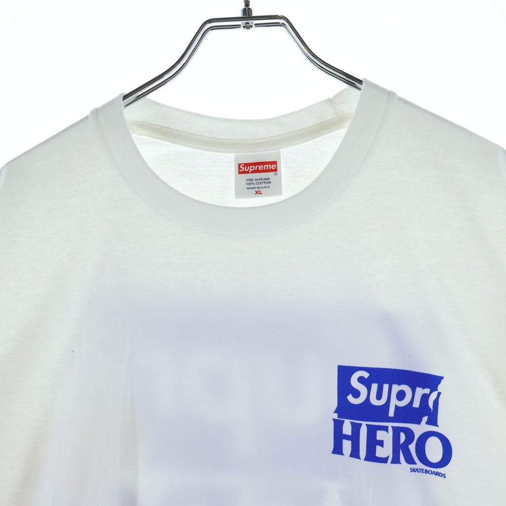 SUPREME(シュプリーム) 22SS ×ANTIHERO Dog Tee アンタイヒーロー ロゴプリント ドッグ クルーネック 半袖Tシャツ カットソー ホワイト