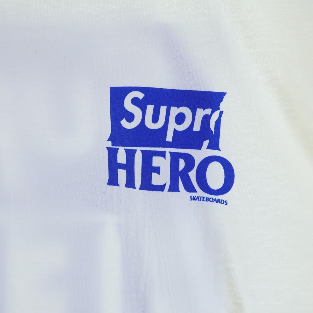 SUPREME(シュプリーム) 22SS ×ANTIHERO Dog Tee アンタイヒーロー ロゴプリント ドッグ クルーネック 半袖Tシャツ カットソー ホワイト