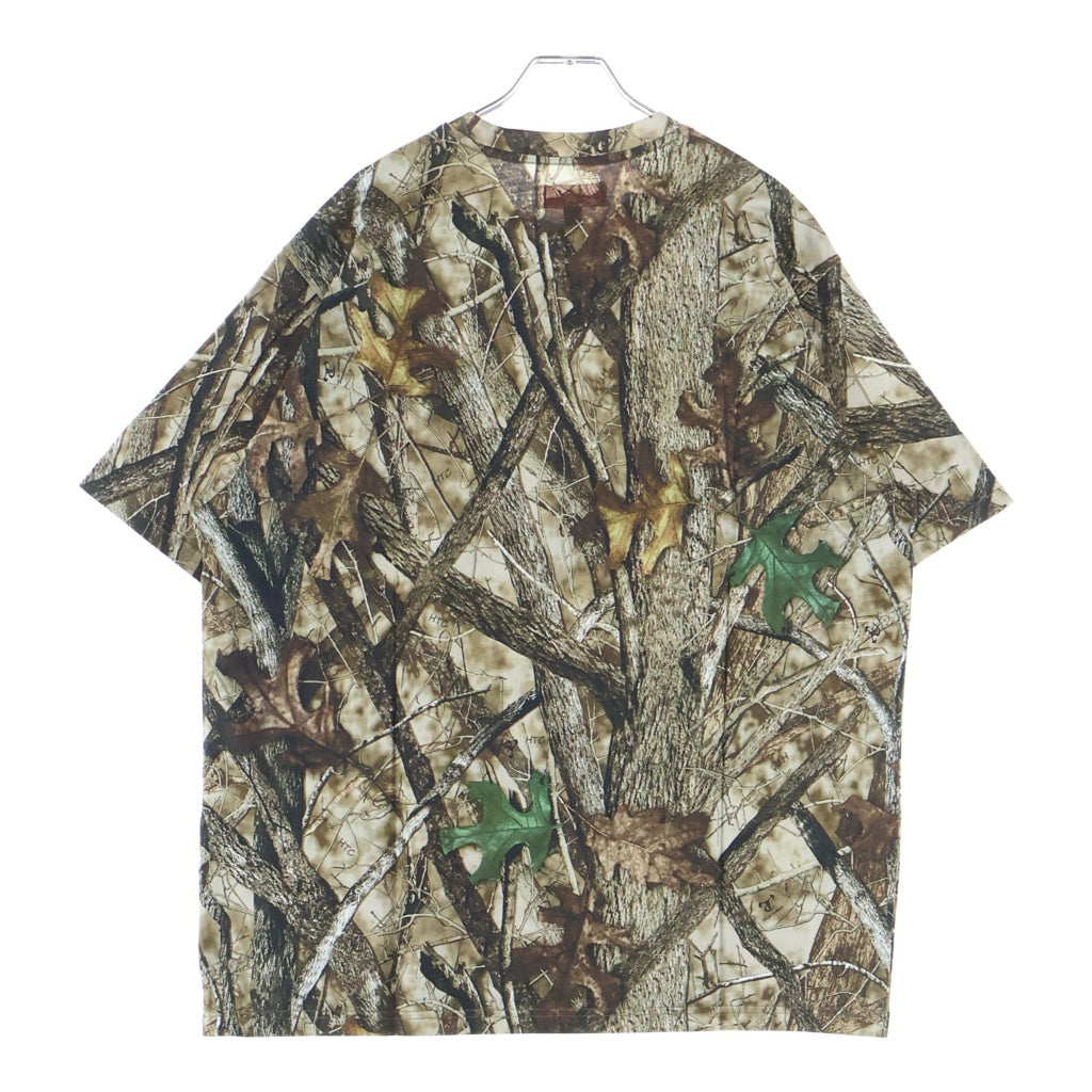 SUPREME(シュプリーム) 24AW Small Box Tee Camo スモールボックスロゴ ツリーカモ クルーネック 半袖Tシャツ カットソー ブラウン
