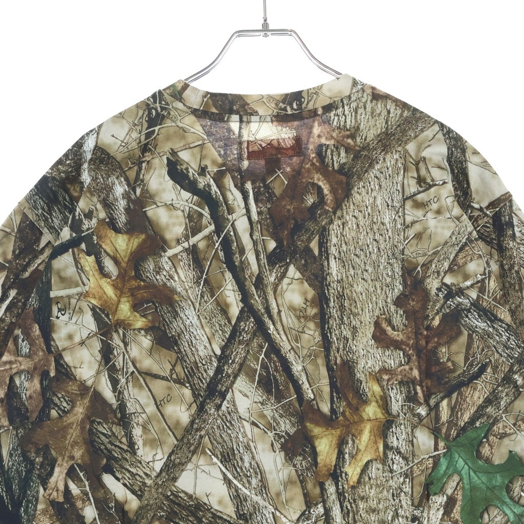 SUPREME(シュプリーム) 24AW Small Box Tee Camo スモールボックスロゴ ツリーカモ クルーネック 半袖Tシャツ カットソー ブラウン