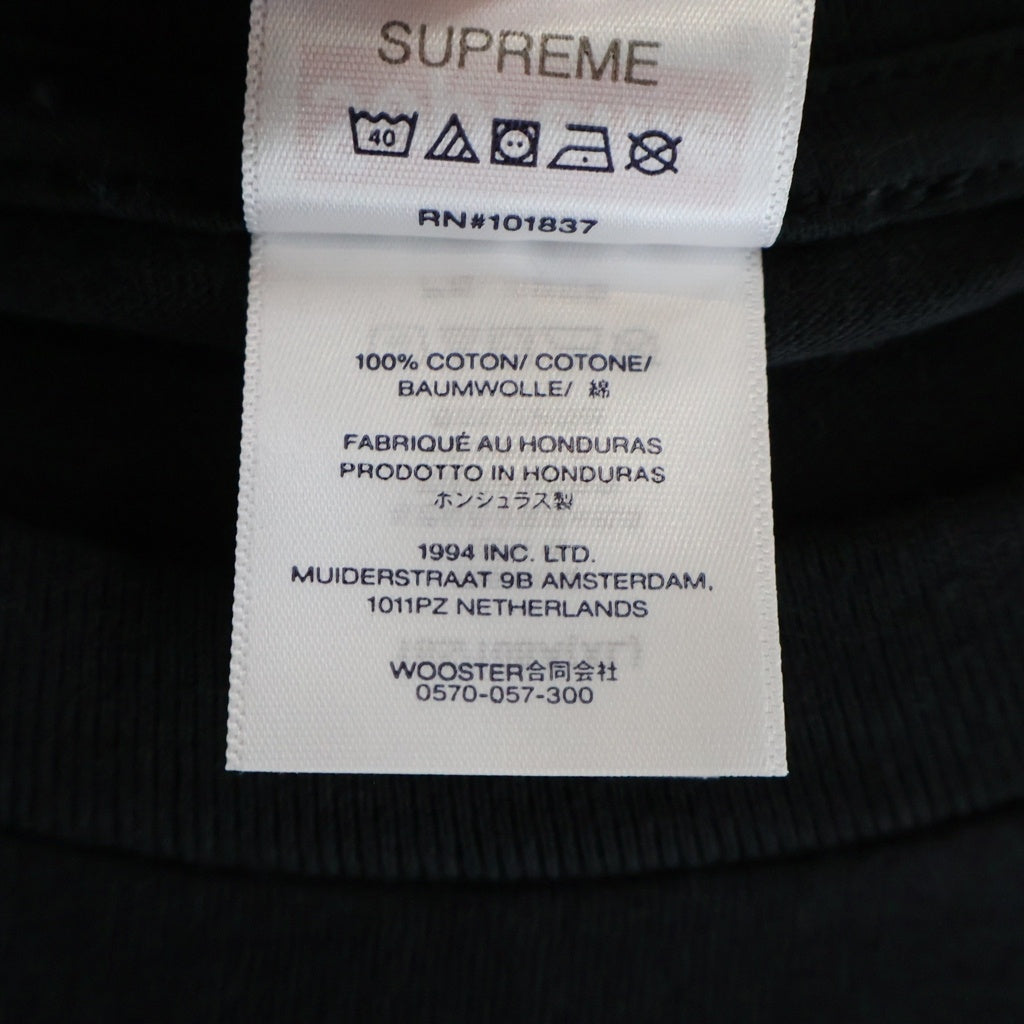 SUPREME(シュプリーム) 25AW Wu-Tang Clan RZA Tee ウータン クラン プリント クルーネック 半袖Tシャツ カットソー ブラック