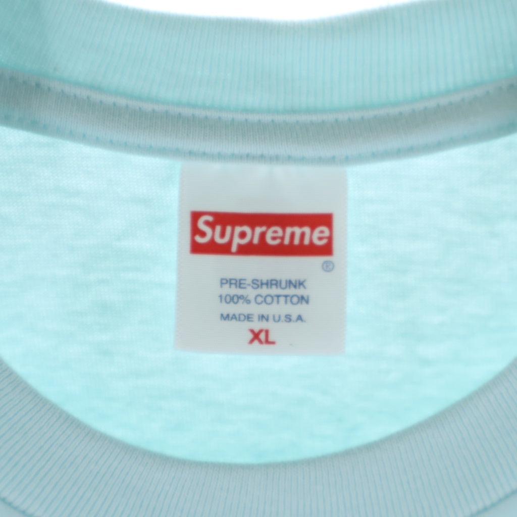 SUPREME(シュプリーム) 22SS Still Talking Tee スティル トーキング クルーネック 半袖Tシャツ カットソー ライトブルー