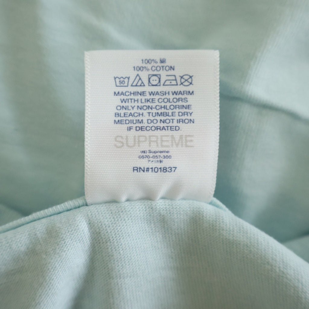 SUPREME(シュプリーム) 22SS Still Talking Tee スティル トーキング クルーネック 半袖Tシャツ カットソー ライトブルー