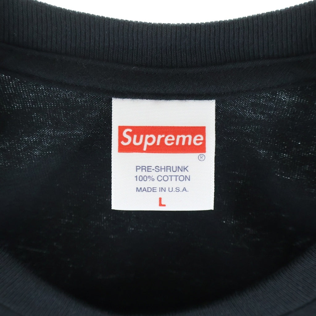 SUPREME(シュプリーム) 22AW Catwoman Tee キャットウーマン プリント クルーネック 半袖Tシャツ カットソー ブラック