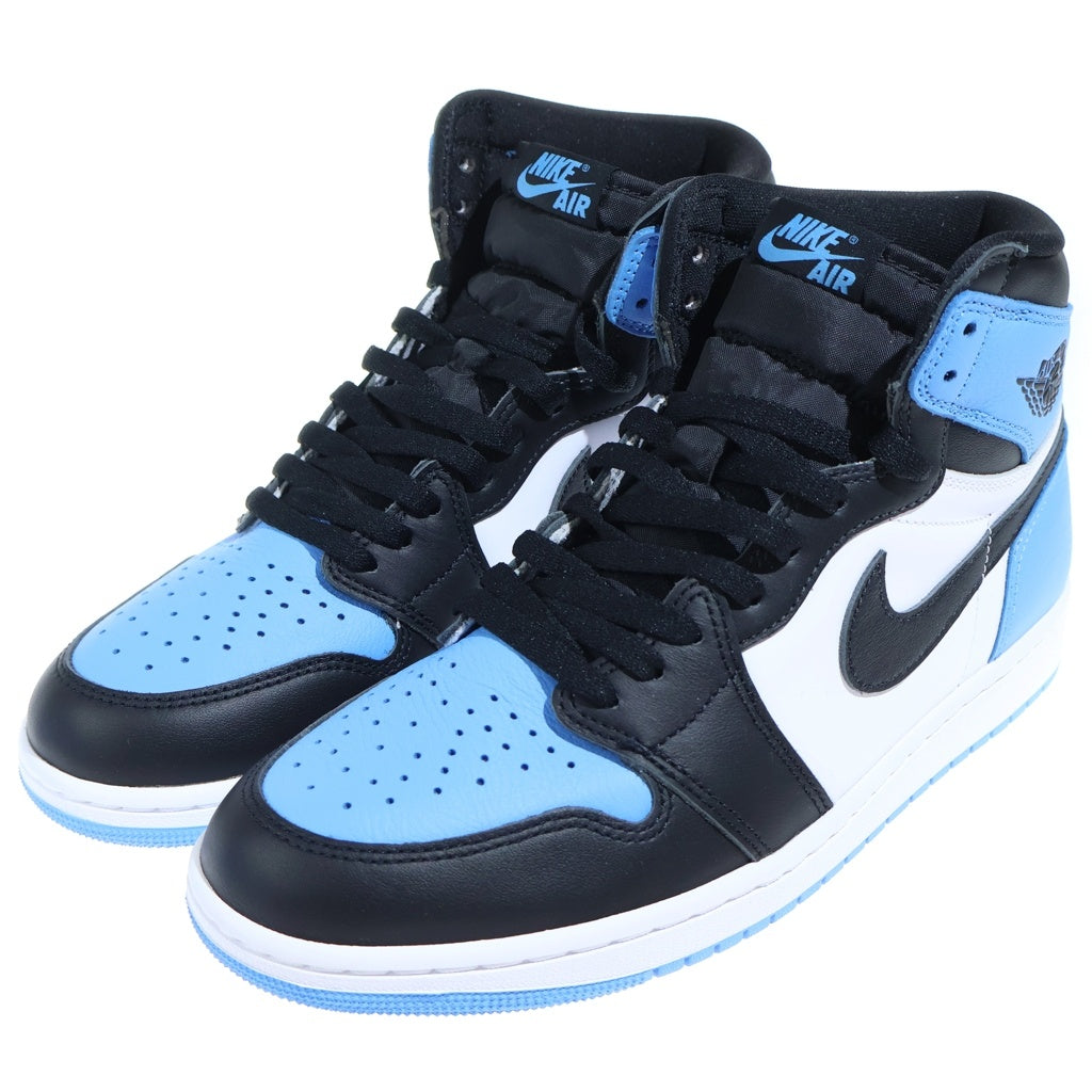 NIKE(ナイキ) AIR JORDAN 1 RETRO HI OG UNIVERSITY BLUE UNC TOE DZ5485-400 エアジョーダン レトロ ユニバーシティブルー ユーエヌシートゥ ハイカットスニーカー US10/28cm