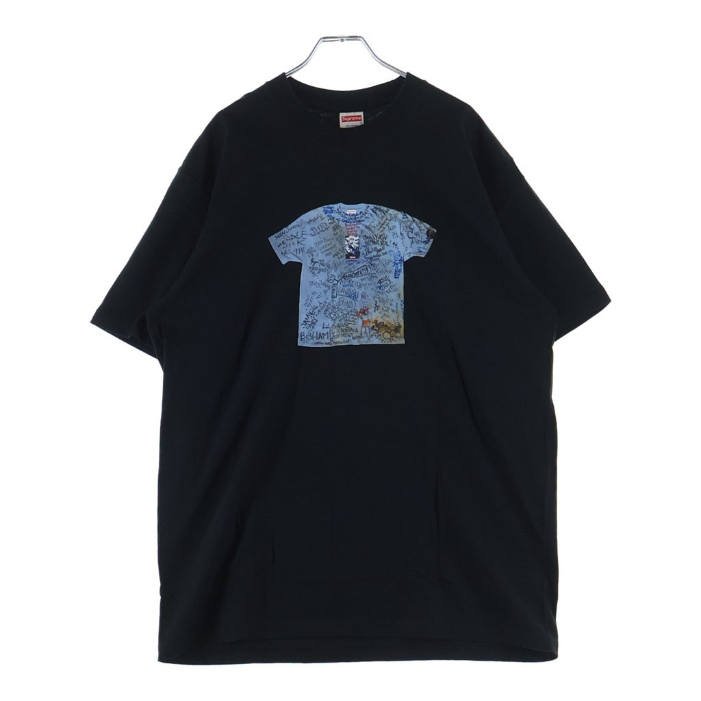 SUPREME(シュプリーム) 24AW 30th Anniversary Tee 30周年記念 プリント クルーネック 半袖Tシャツ カットソー ブラック