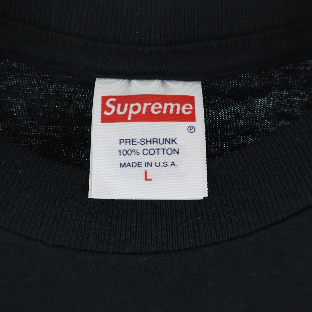 SUPREME(シュプリーム) 24AW 30th Anniversary Tee 30周年記念 プリント クルーネック 半袖Tシャツ カットソー ブラック