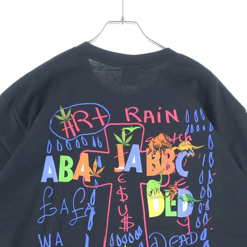 SUPREME(シュプリーム) 24AW ×Martine Rose Lee Scratch Perry Tee マーティンローズ リー スクラッチ ペリー クルーネック 半袖Tシャツ カットソー ブラック