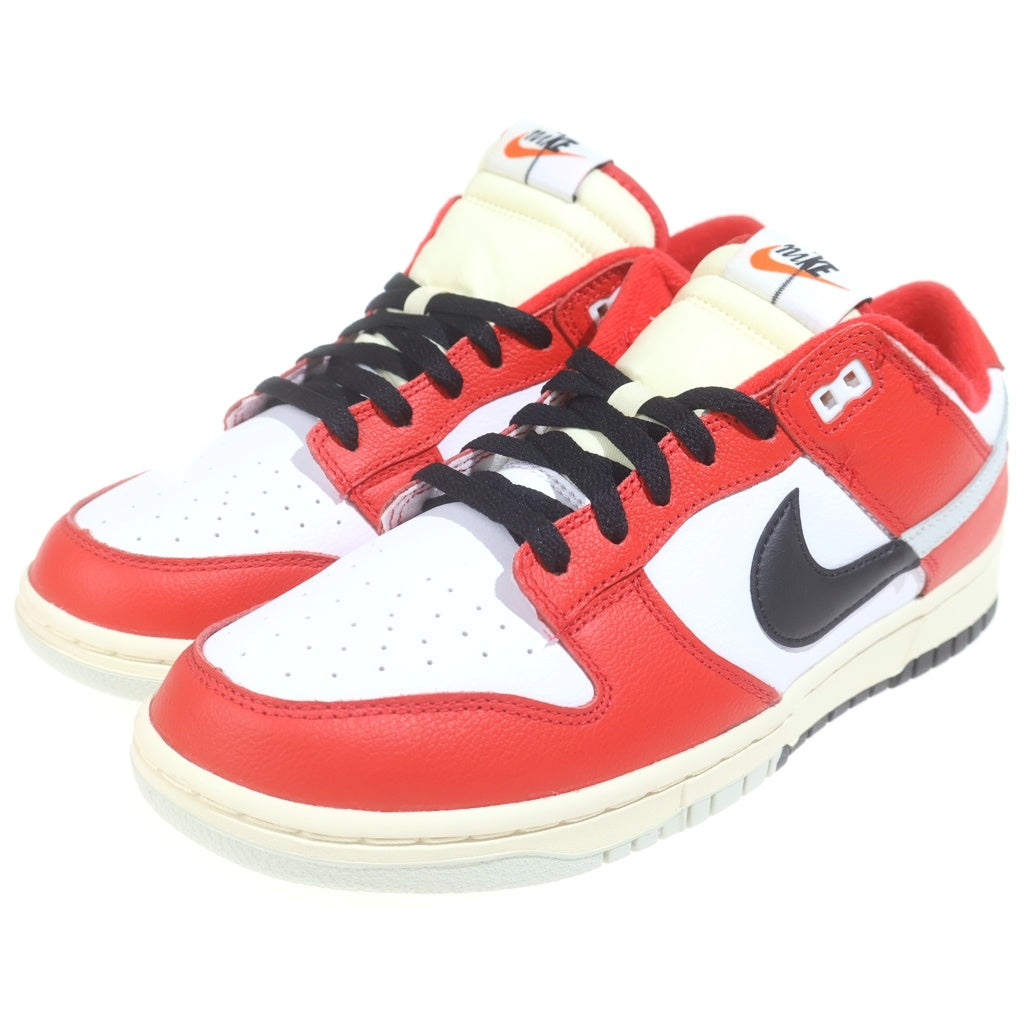 NIKE(ナイキ) DUNK LOW RETRO PRM CHICAGO SPLIT DZ2536-600 ダンク レトロ シカゴスプリット ローカットスニーカー ホワイト/レッド US10/28cm