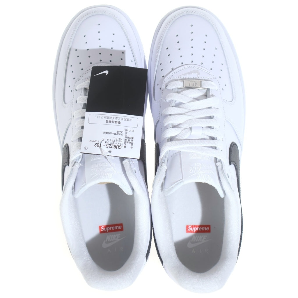 NIKE(ナイキ) ×SUPREME AIR FORCE 1 LOW CU9225-102 シュプリーム エアフォース 1 ローカットスニーカー ホワイト/ブラック US10/28cm