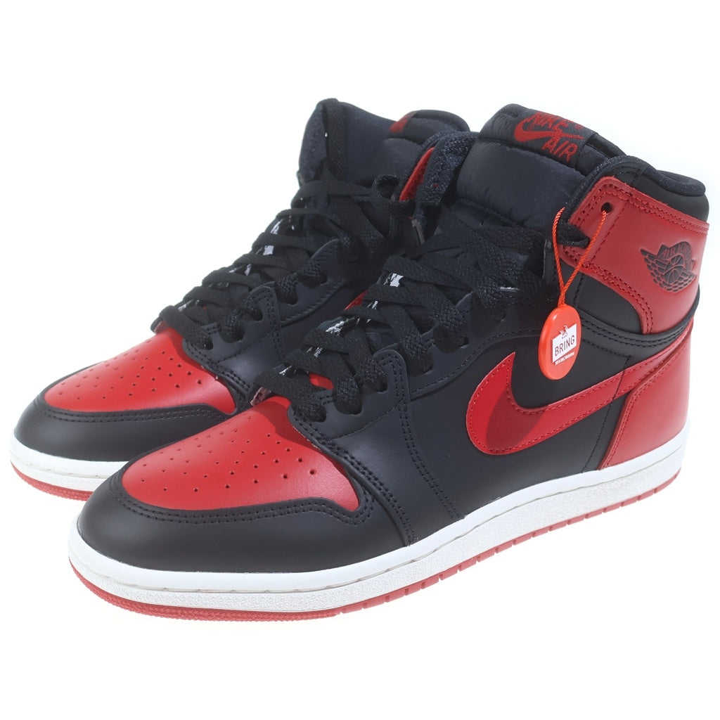 NIKE(ナイキ) AIR JORDAN 1 HIGH 85 BRED HV6674-067 エアジョーダン 1 85 ブレッド ハイカットスニーカー ブラック/レッド US10/28cm