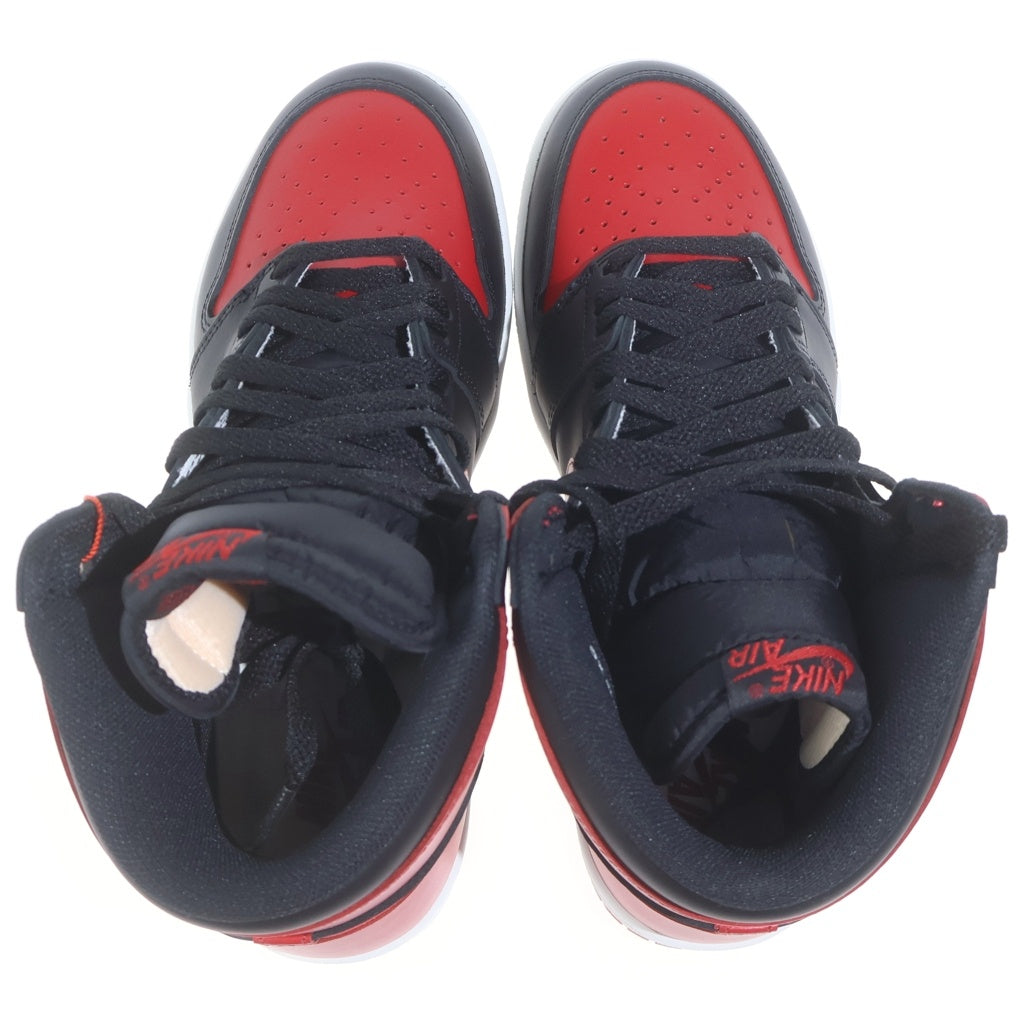 NIKE(ナイキ) AIR JORDAN 1 HIGH 85 BRED HV6674-067 エアジョーダン 1 85 ブレッド ハイカットスニーカー ブラック/レッド US10/28cm