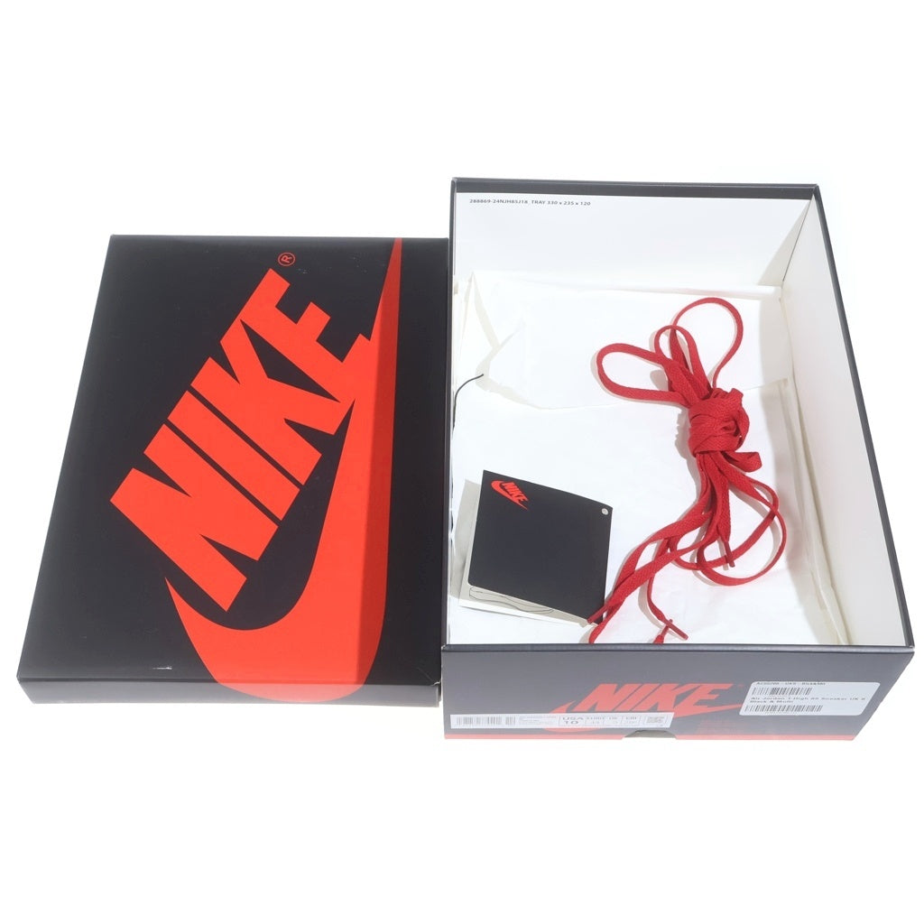 NIKE(ナイキ) AIR JORDAN 1 HIGH 85 BRED HV6674-067 エアジョーダン 1 85 ブレッド ハイカットスニーカー ブラック/レッド US10/28cm
