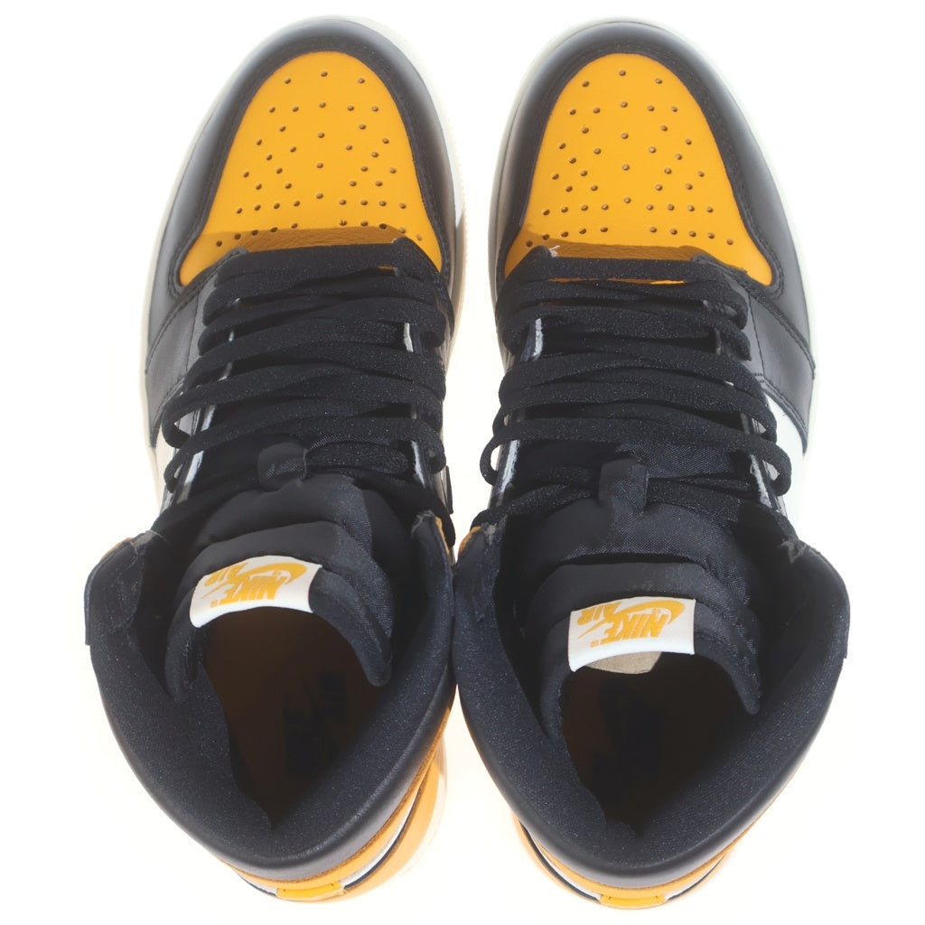 NIKE(ナイキ) AIR JORDAN 1 RETRO HIGH TAXI 555088-711 エアジョーダン 1 レトロ タクシー ハイカットスニーカー イエロー/ブラック US10/28cm