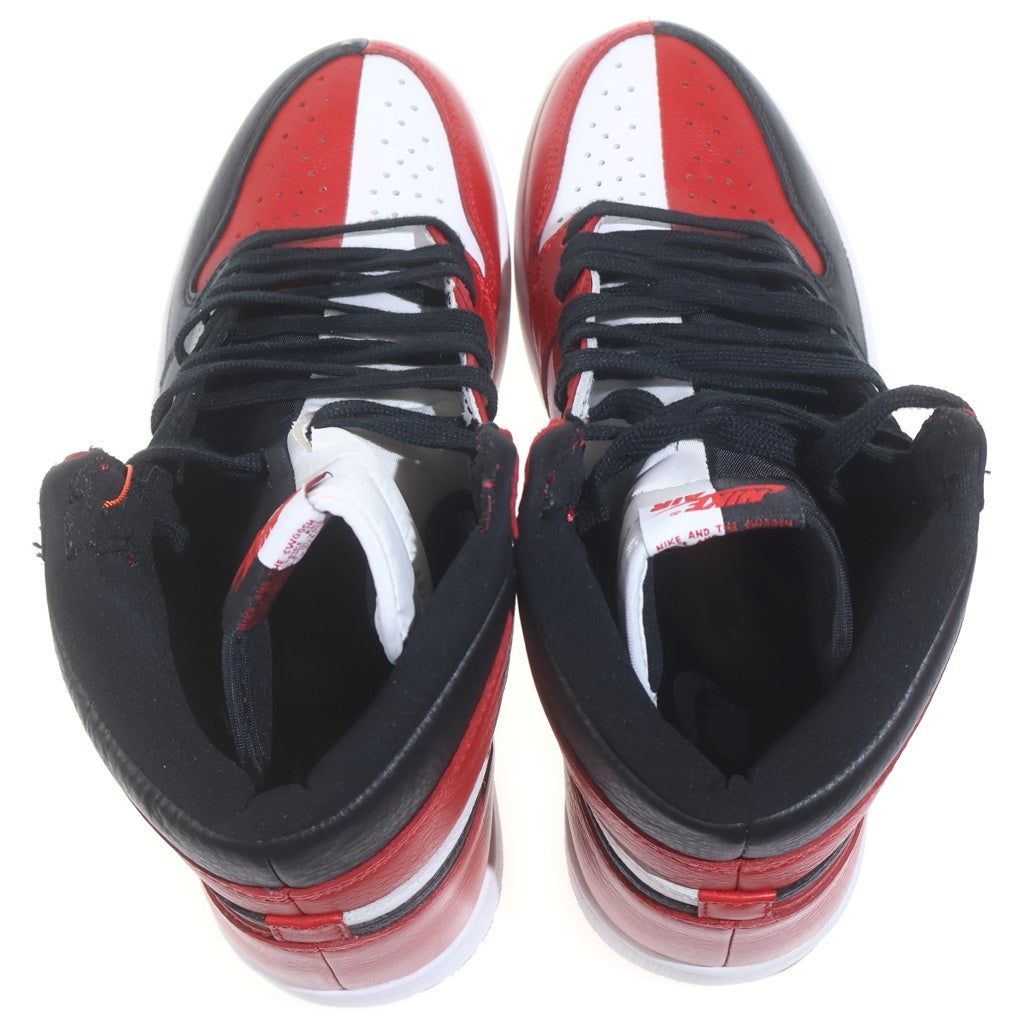 NIKE(ナイキ) AIR JORDAN 1 RETRO HIGH OG NRG HOMAGE TO HOME 861428-061 エアジョーダン1 オマージュトゥホーム ハイカットスニーカー ブラック/レッド/ホワイト US10/28cm