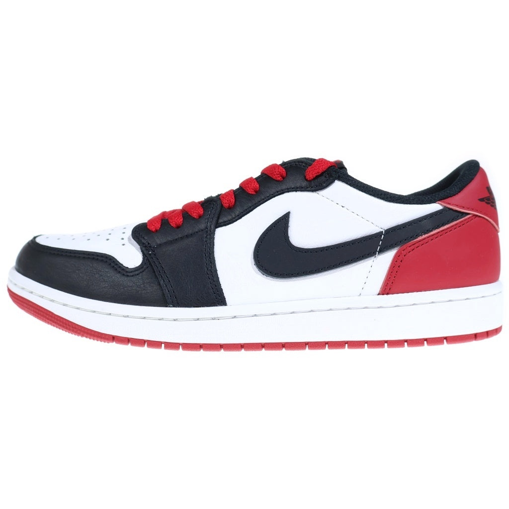 NIKE(ナイキ) AIR JORDAN 1 RETRO LOW OG BLACK TOE CZ0790-106 エアジョーダン1 ブラックトゥ ローカットスニーカー ホワイト/ブラック/レッド US10/28cm