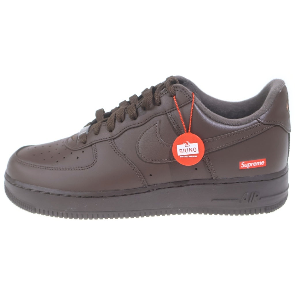 NIKE(ナイキ) ×SUPREME AIR FORCE 1 LOW SP CU9225-200 シュプリーム エアフォース1 ローカットスニーカー ブラウン US10/28cm