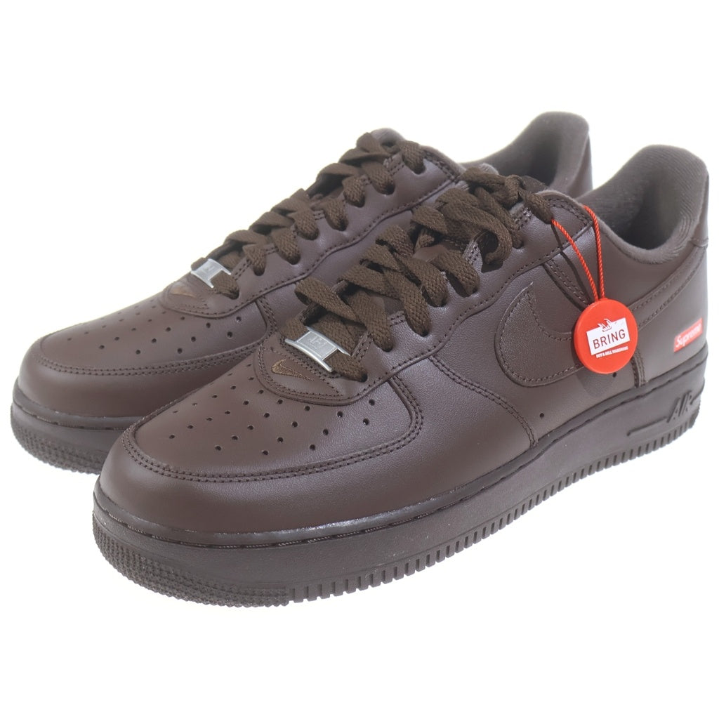 NIKE(ナイキ) ×SUPREME AIR FORCE 1 LOW SP CU9225-200 シュプリーム エアフォース1 ローカットスニーカー ブラウン US10/28cm